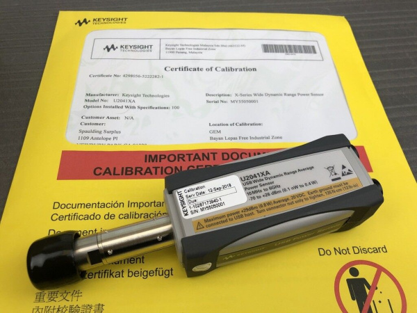 USB датчик Keysight U2041XA (демонстрационный) купить по низкой цене | МАКСПРОФИТ