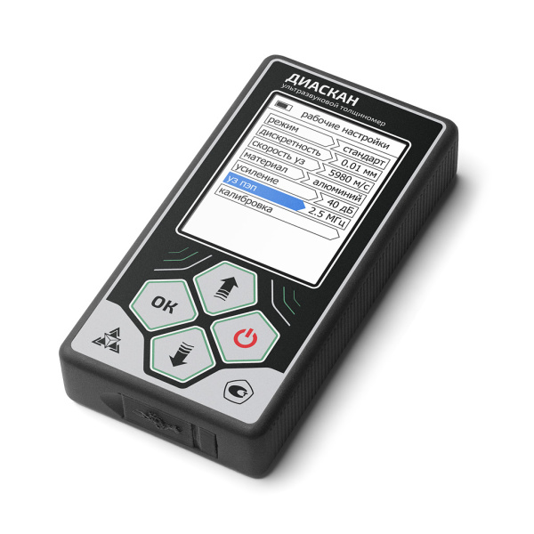 Ультразвуковой толщиномер ДИАСКАН-М (с преобразователями 5 МГц и 10 МГц) купить по низкой цене | МАКСПРОФИТ