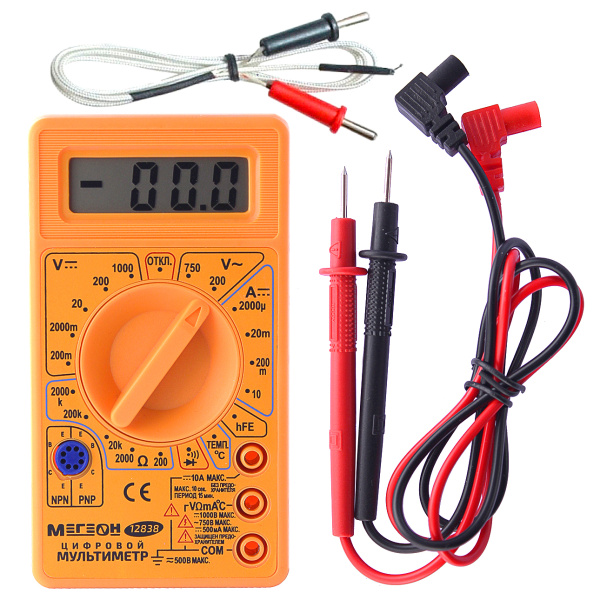 Мультиметр МЕГЕОН 12838 купить по низкой цене | МАКСПРОФИТ