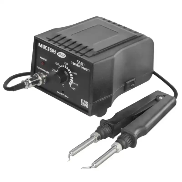 SMD-термопинцет МЕГЕОН 00722 купить по низкой цене | МАКСПРОФИТ